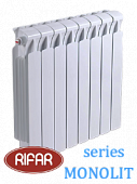 Радиатор биметаллический RIFAR МONOLIT (боковое подключение) 500/14 секций с доставкой в Миасс
