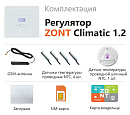 ZONT Climatic 1.2 Погодозависимый автоматический GSM / Wi-Fi регулятор (1 ГВС + 2 прямых/смесительных) с доставкой в Миасс